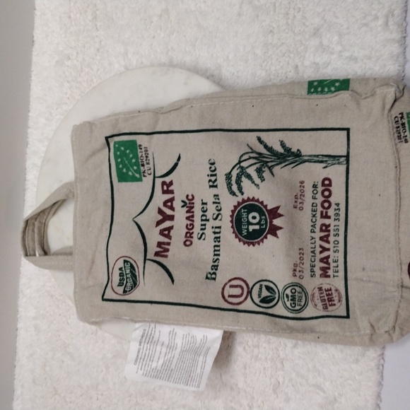 Mayar Organic Super Basmati Sela Rice Bag Only - Picture 3 of 9